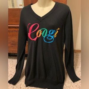 Coogi Authentic 2XL Women’s Black Sweater Australia Pride